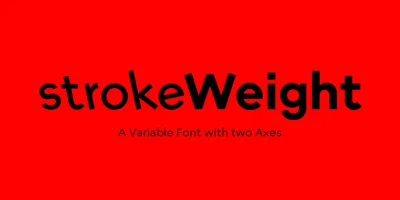 strokeWeight Font