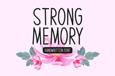 Strong Memory Typeface