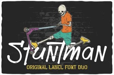 Stuntman Font Duo