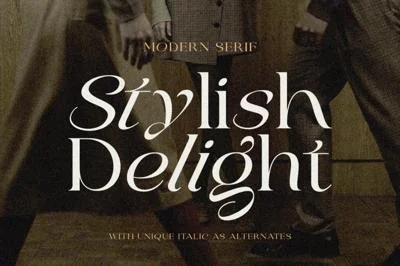 Stylish Delight - Modern Serif Font