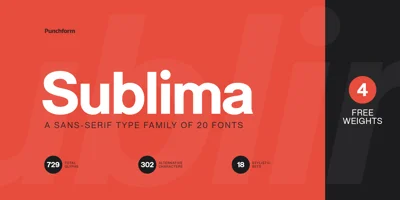 Sublima Font