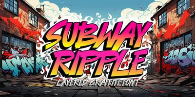 Subway Ripple Font