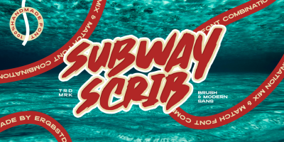 Subway Scrib Font