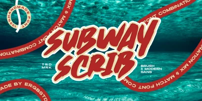 Subway Scrib Font