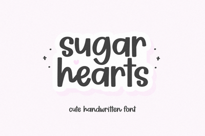 Sugar Hearts | Cute Handwritten Font Free Download