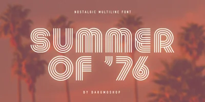 Summer of 76 Font