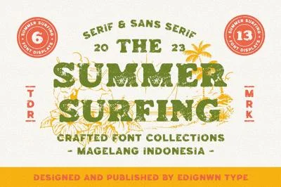 Summer Surfing - Display Font Free Download
