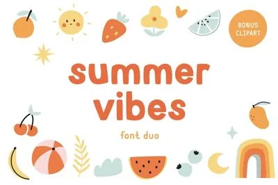 Summer vibes | Font duo