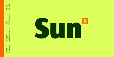 Sun Font