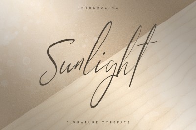 Sunlight - Signature Typeface