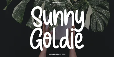 Sunny Goldie Font