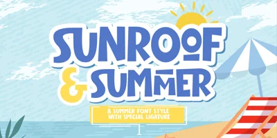 Sunroof & Summer Font