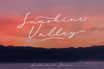 Sunshine Valley Font