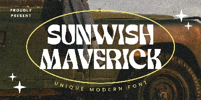 Sunwish Maverick Font