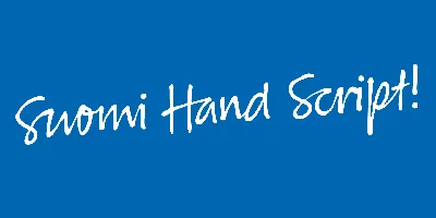 Suomi Hand Script