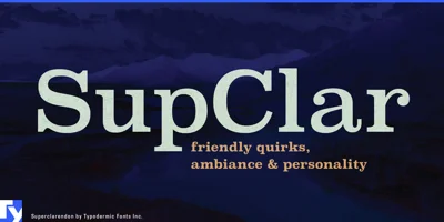 Superclarendon Font