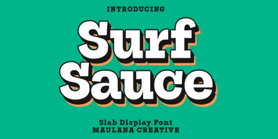Surf Sauce Font