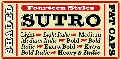 Sutro Font