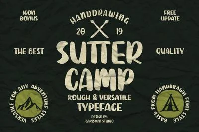 SUTTER CAMP Font