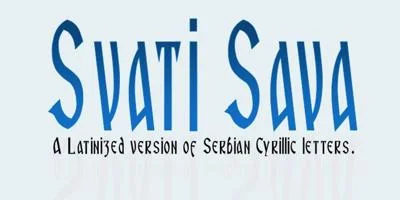 Svati Sava Font