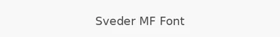 Sveder MF Font
