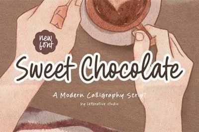 Sweet Chocolate - Modern Script Font