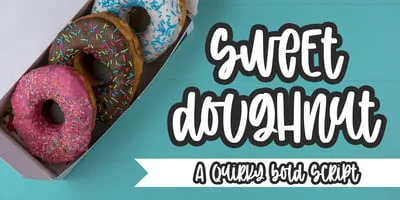 Sweet doughnut Font
