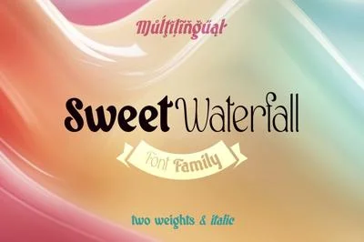 Sweet Waterfall Font