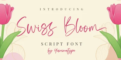 Swiss Bloom Font