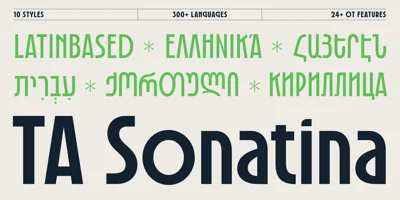 TA Sonatina Font