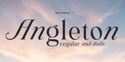 TAN Angleton Font