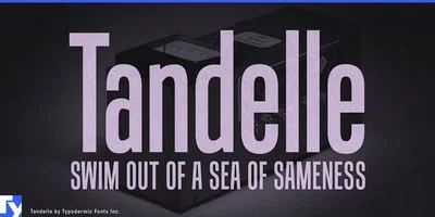 Tandelle Font