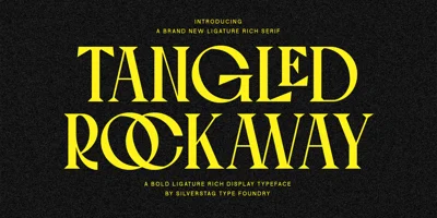 Tangled Rockaway Font
