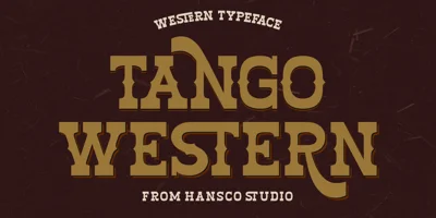 Tango Western Font