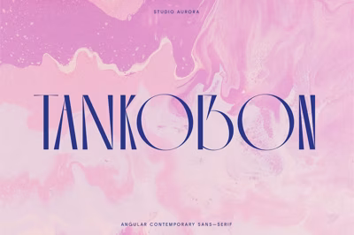 Tankobon – Angular Display Font Free Download
