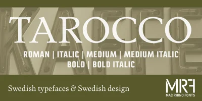 Tarocco Font