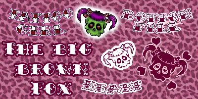Tattoo Girl Font