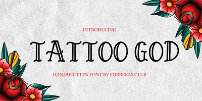 Tattoo God Font