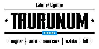 Taurunum Font