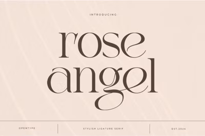 TBJ Rose Angel | Display Serif Free Download