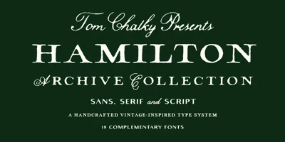 TC Hamilton Archive Font