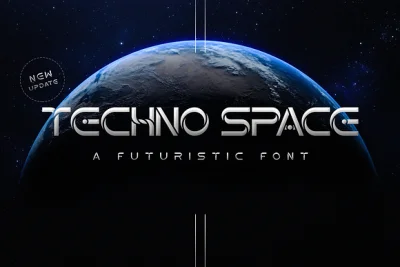 Techno Space Futuristic Font