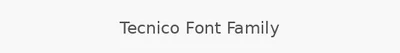 Tecnico Font Family