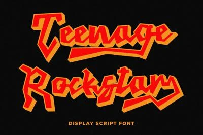 Teenage Rockstar Font