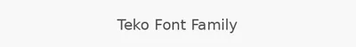 Teko Font Family