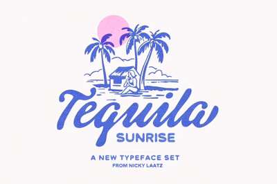 Tequila Sunrise Typeface Pack Free Download