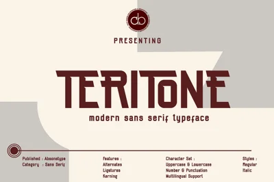 TERITONE Font