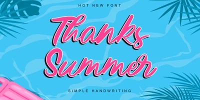 Thanks Summer Font