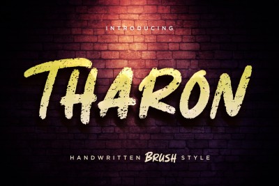 Tharon Brush Business Font