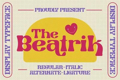The Beatrik Modern Display Font